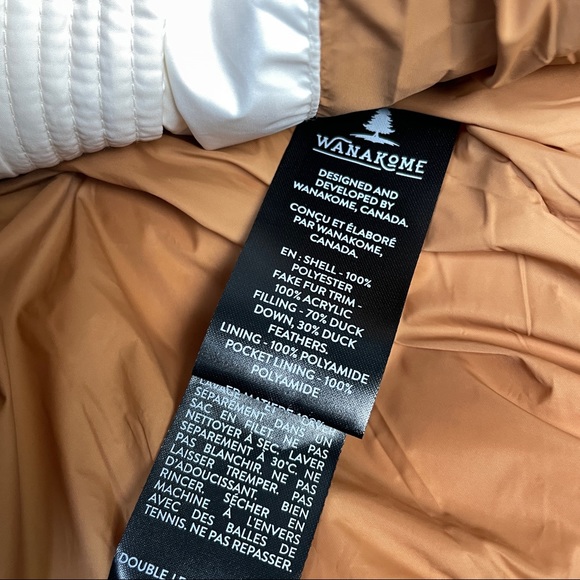 Wanakome Clio Ivory Short Parka Jacket - Picture 5 of 7